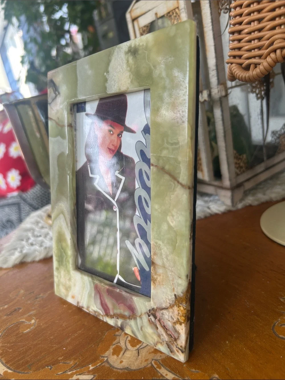 Vinegar Green Onyx Photo Frame
